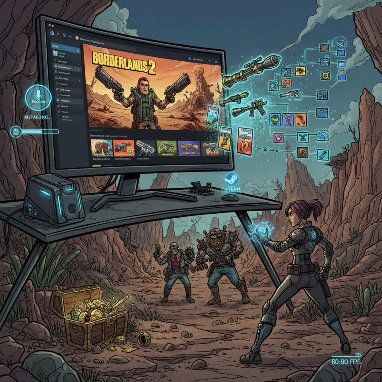 Borderlands 2 – Instalujemy wersję na PC i odkrywamy cyfrowy unboxing