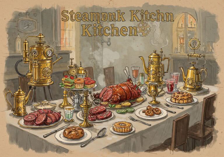 Kuchnia steampunkowa – smak przeszłości w maszynowym świecie