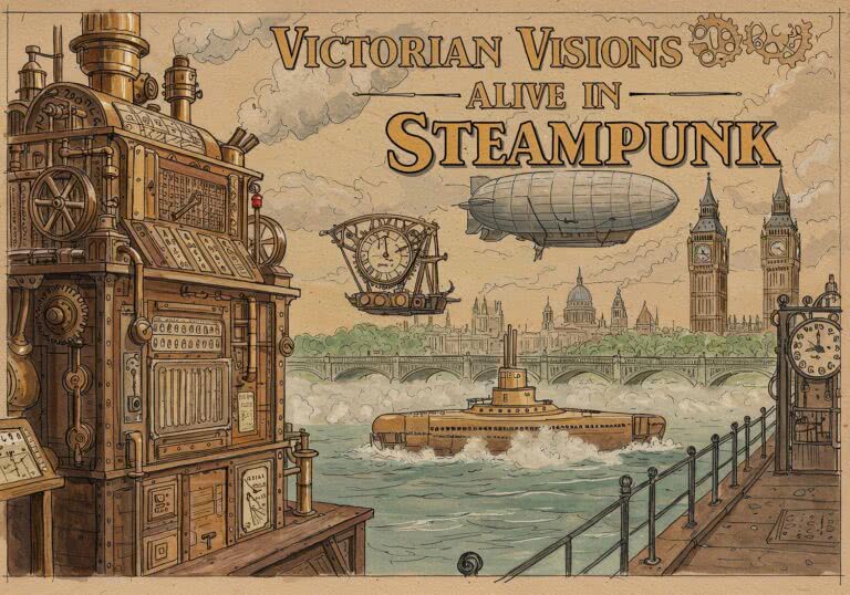 Wiktoriańskie wynalazki – wizje przyszłości, które ożyły w steampunku