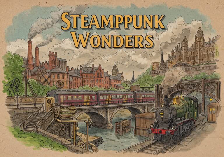 Podróż przez steampunkowe cuda świata – miejsca, które ożywiają retro-futuryzm