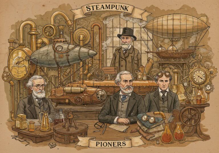 Pionierzy steampunku – wizje przyszłości z XIX wieku
