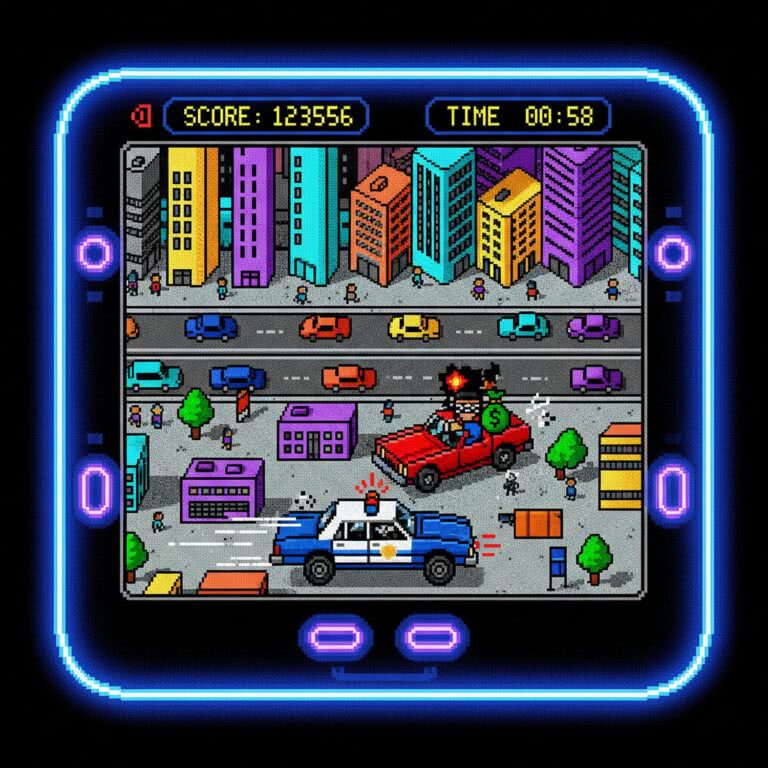 A.P.B. – LYNX (Atari) – Policyjna pogoń w kolorowym handheldzie z lat 90.