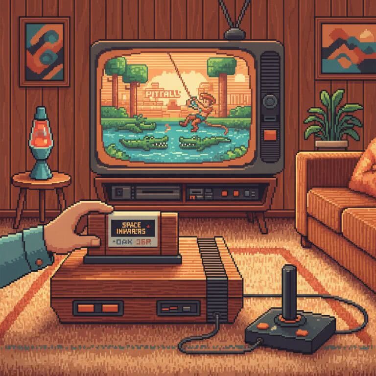 ATARI 2600 (Atari) – Absolutna legenda i pionier domowej rozrywki z wymiennymi kartridżami