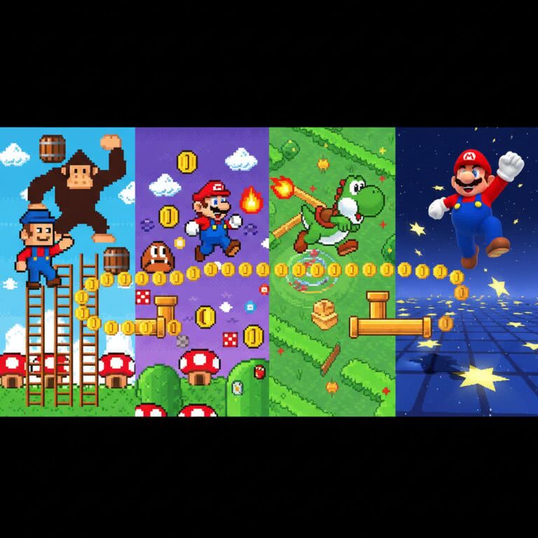 Ewolucja Mario od bezimiennego stolarza do ikony popkultury