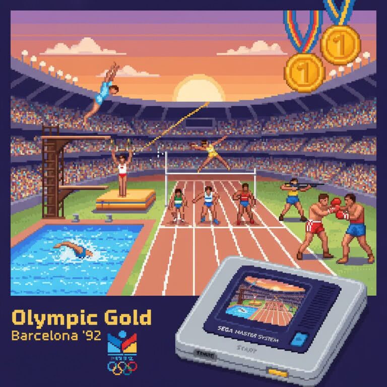 Olympic Gold – Barcelona ’92 – MASTER SYSTEM (Sega) – Pełen przewodnik po kultowej grze olimpijskiej z ery 8-bitów
