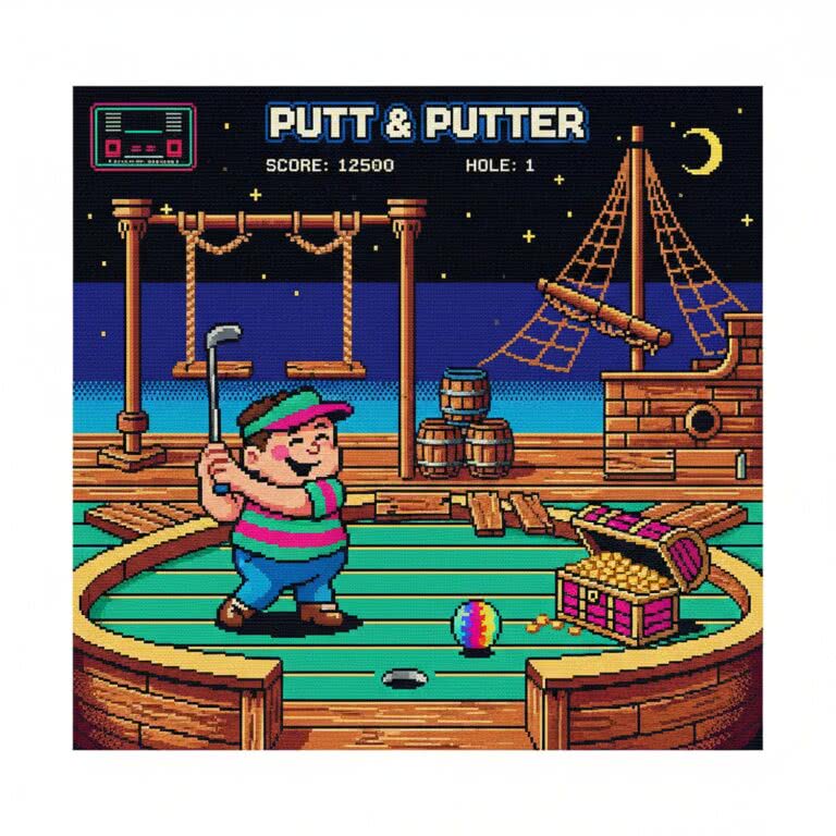 Putt & Putter – MASTER SYSTEM (Sega) – Wszystko co warto wiedzieć o tej zapomnianej perełce golfowej z lat 80.