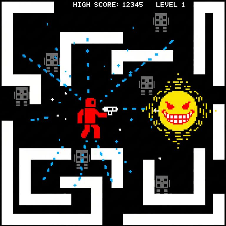 Berzerk – Atari 2600 – Wszystko co warto wiedzieć o kultowej strzelance z ery pierwszych konsol wideo