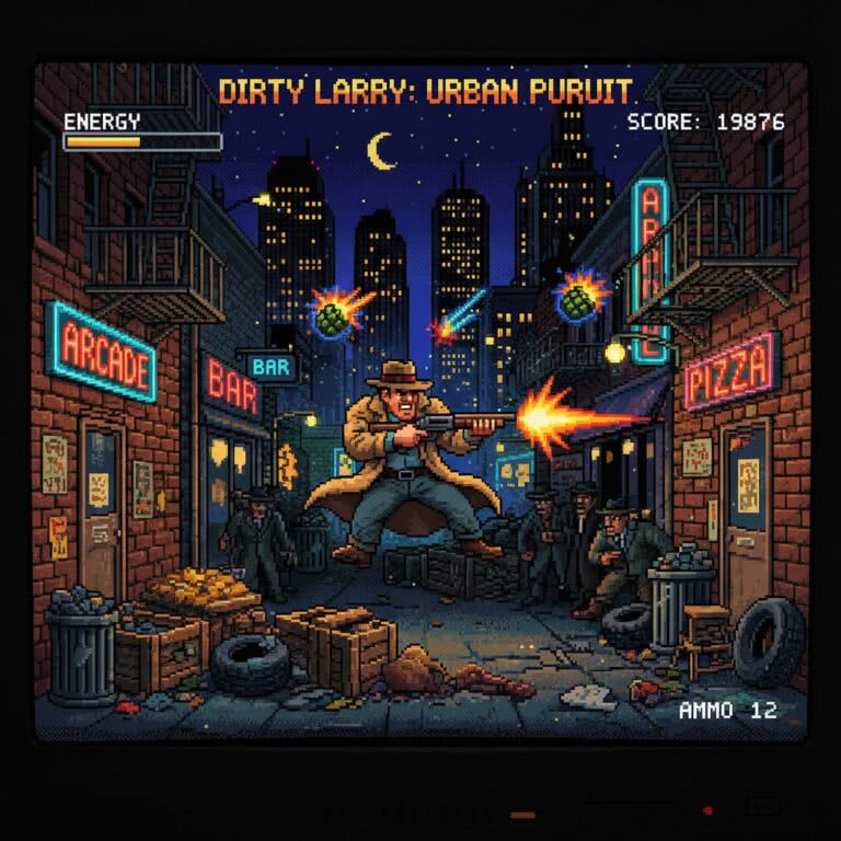 Dirty Larry – Renegade Cop – Atari Lynx (Atari) – Zapomniana perełka strzelanek na handheldzie z lat 90.