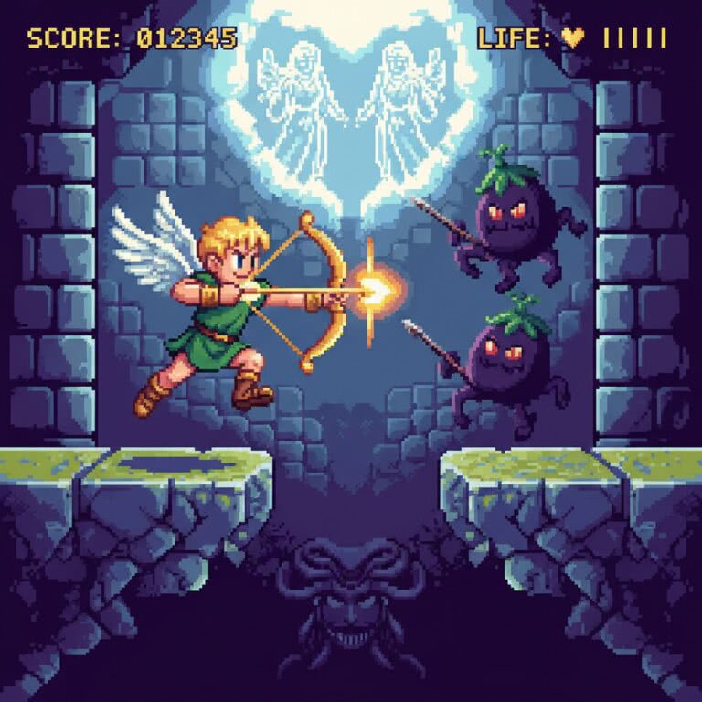 Kid Icarus – Pit, skrzydlaty heros mitologii – NES (Nintendo)