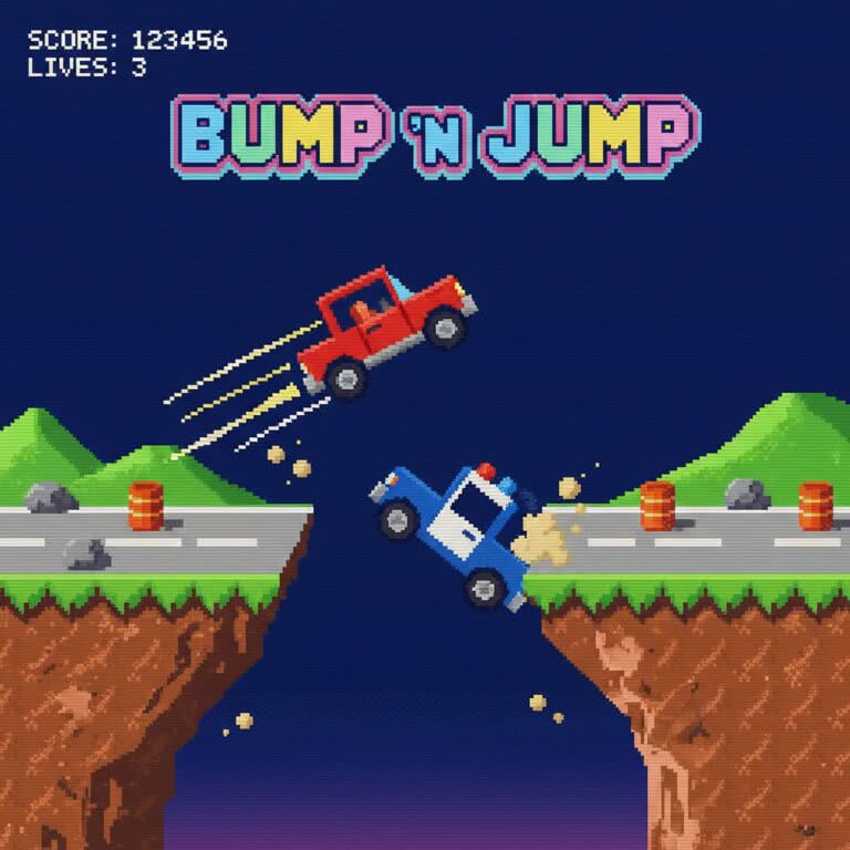 Bump 'n’ Jump – INTELLIVISION (Mattel Electronics) – Arcade’owy klasyk z lat 80. w domowej odsłonie