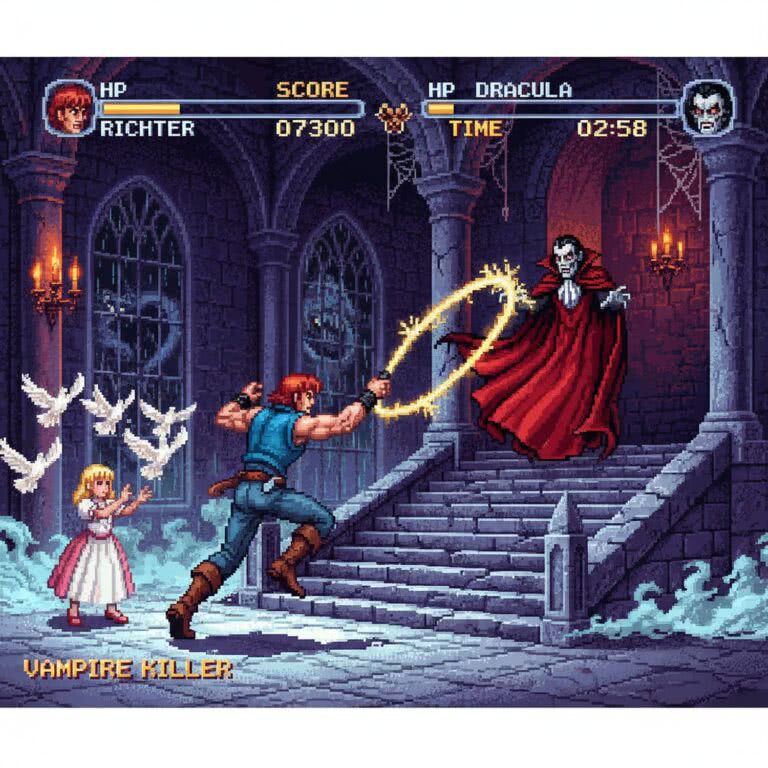 Akumajou Dracula X – Chi No Rondo – PC Engine CD (NEC / Hudson Soft)