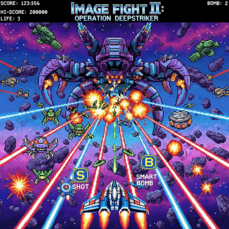ImageFight II – Operation Deepstriker – PC Engine CD (NEC / Hudson Soft) – Klasyczna strzelanka kosmiczna z ery 16-bitów