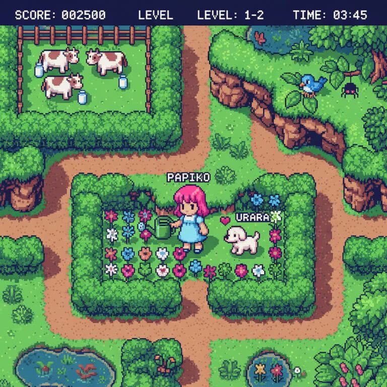 Girl’s Garden – SG-1000 (Sega) – Wszystko co warto wiedzieć o kultowej symulacji z lat 80.