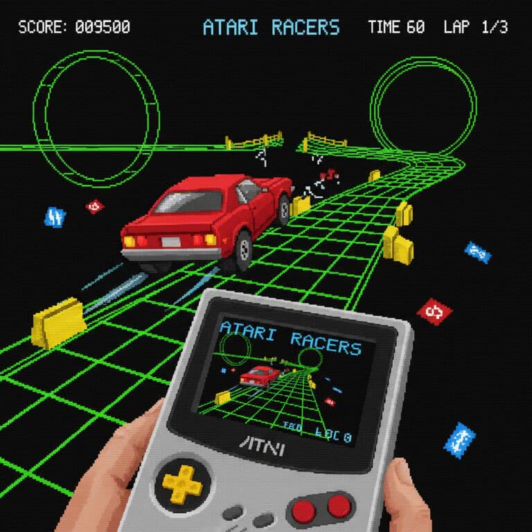 Hard Drivin’ – wszystko co warto wiedzieć o grze na konsolę Atari Lynx