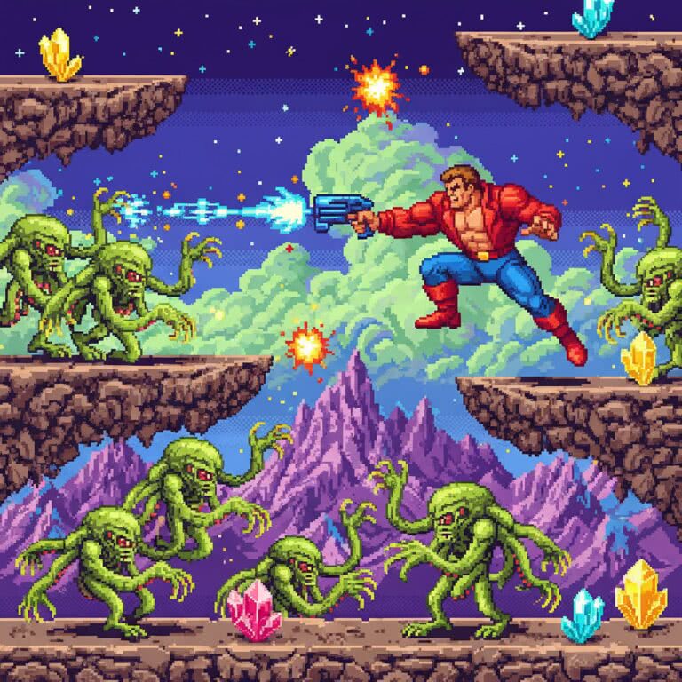 Jim Power in Mutant Planet – PC Engine CD (NEC / Hudson Soft) – Zapomniana perełka platformówek z lat 90.