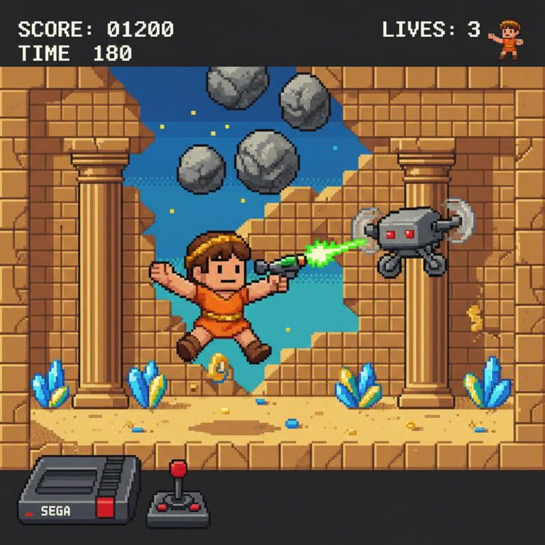 Gulkave – wszystko co warto wiedzieć o grze na konsolę SG-1000 (Sega)