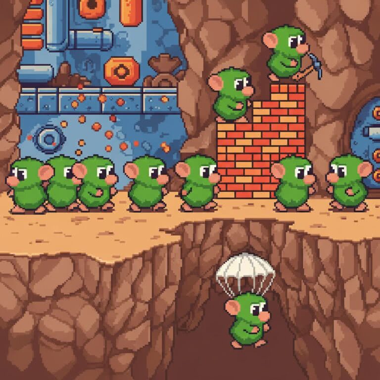 Lemmings – Atari Lynx (Atari)