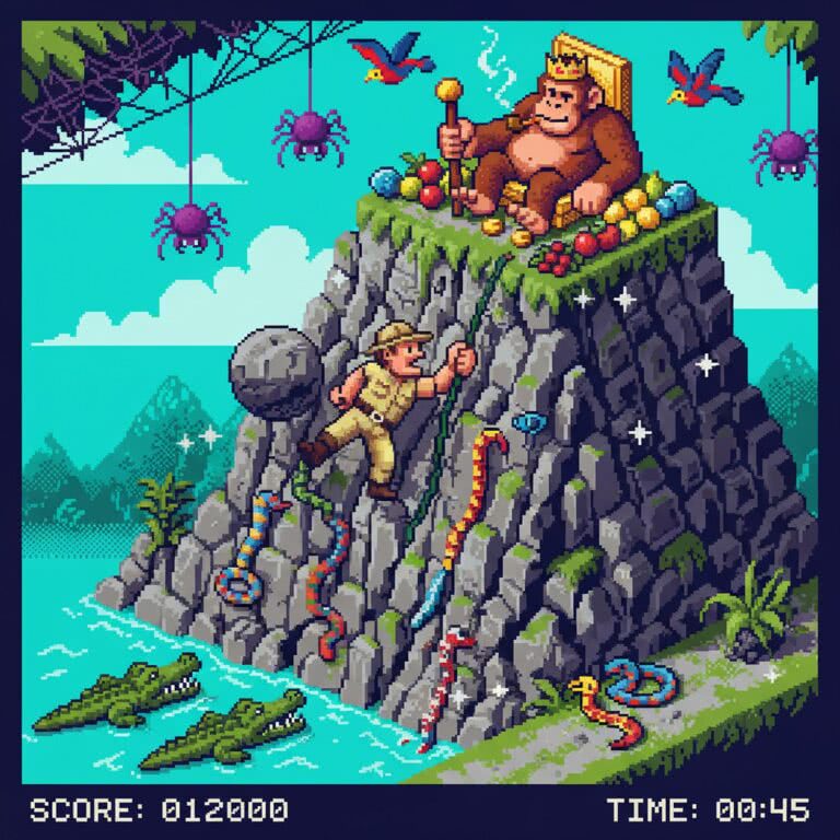 Congo Bongo – INTELLIVISION (Mattel Electronics)