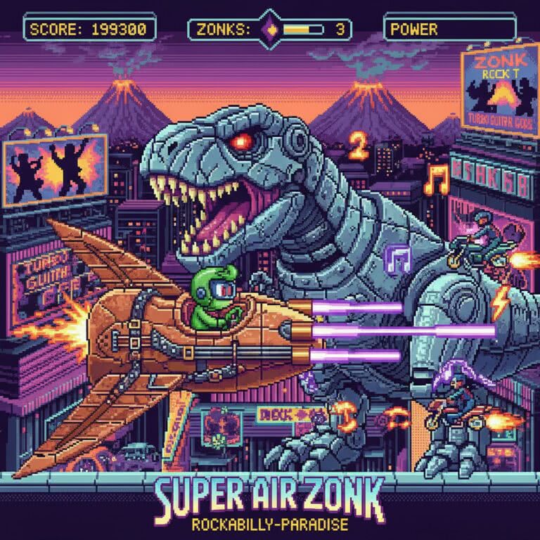 Super Air Zonk – Rockabilly-Paradise – PC Engine CD (NEC / Hudson Soft) – Wszystko co warto wiedzieć o tej zapomnianej perełce retro gaming