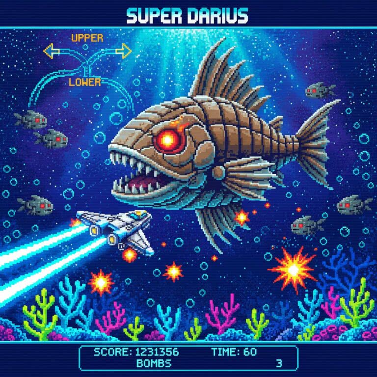 Super Darius – Wszystko co warto wiedzieć o grze na PC Engine CD (NEC / Hudson Soft)