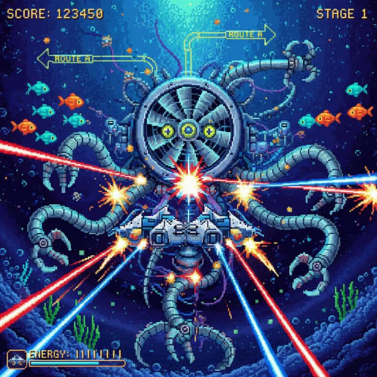 Super Darius II – PC Engine CD (NEC / Hudson Soft) – Wszystko co warto wiedzieć o kultowym shoot ’em upie z ery 16-bitowej