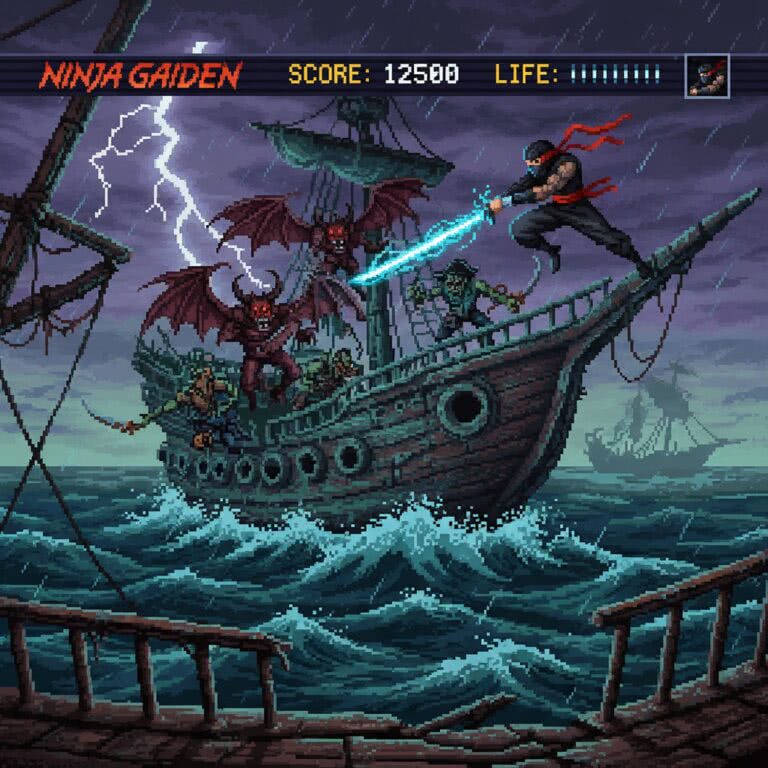 Ninja Gaiden III – The Ancient Ship of Doom – ATARI LYNX (Atari) – Pełny przewodnik po kultowej grze na przenośnej konsoli z lat 90.