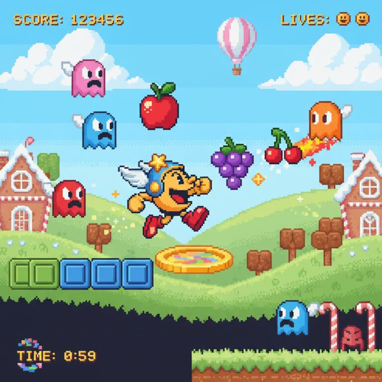 Pac-Land – LYNX (Atari) – Wszystko co warto wiedzieć o kultowej platformówce na przenośnej konsoli z lat 80.