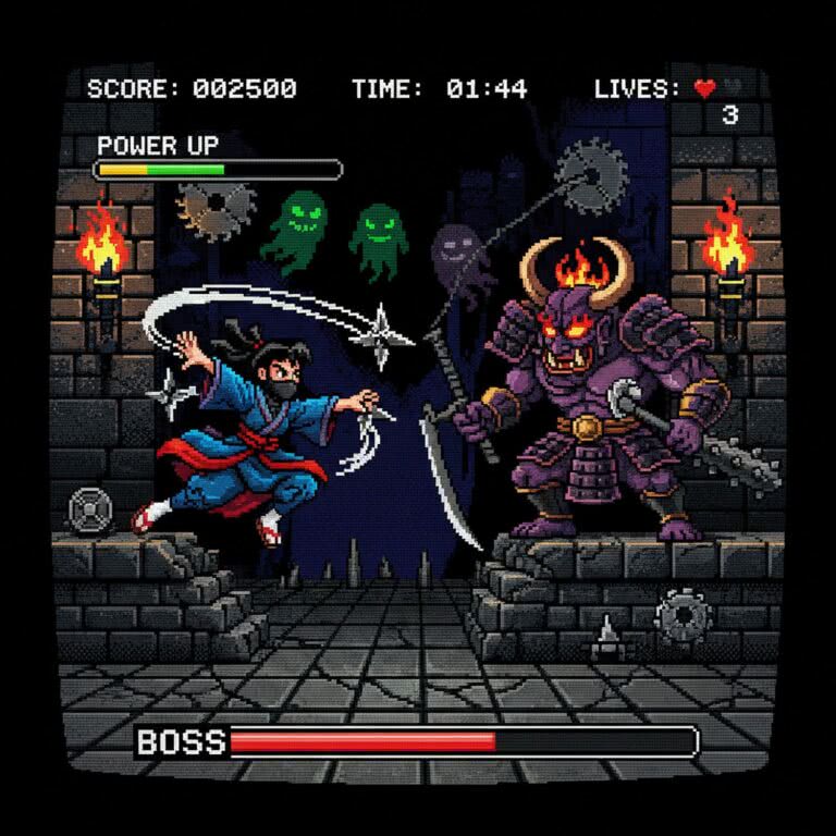 Ninja Princess – SG-1000 (Sega) – wszystko co warto wiedzieć o tej zapomnianej perełce z ery 8-bitowych platformówek