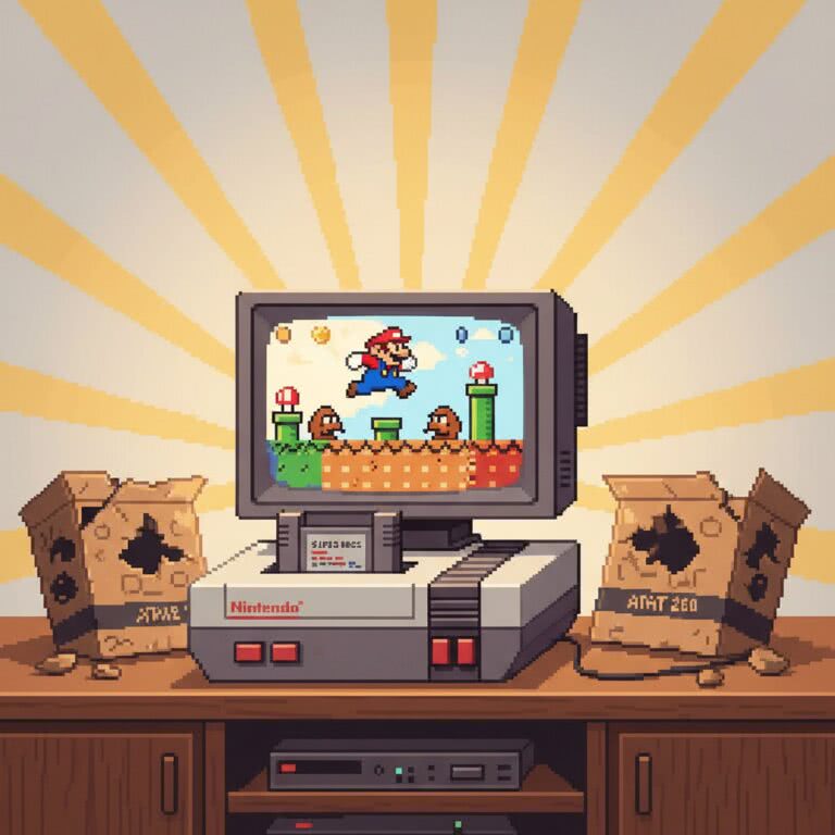 NES (Nintendo Entertainment System) – Konsola, która uratowała branżę gier po wielkim krachu z 1983 roku