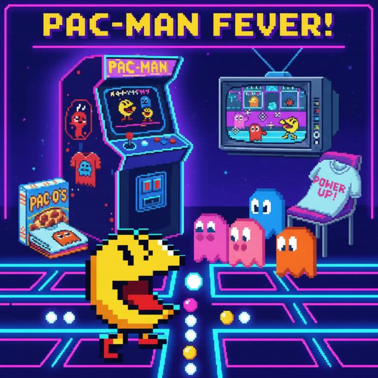 Pac-Man – Arcade (Namco) – Pierwszy celebryta w świecie gier wideo