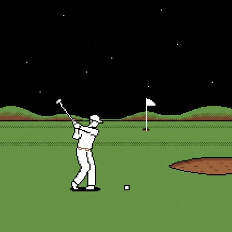 Golf – ATARI 2600 (Atari) – klasyka golfowej symulacji z ery pionierów konsol