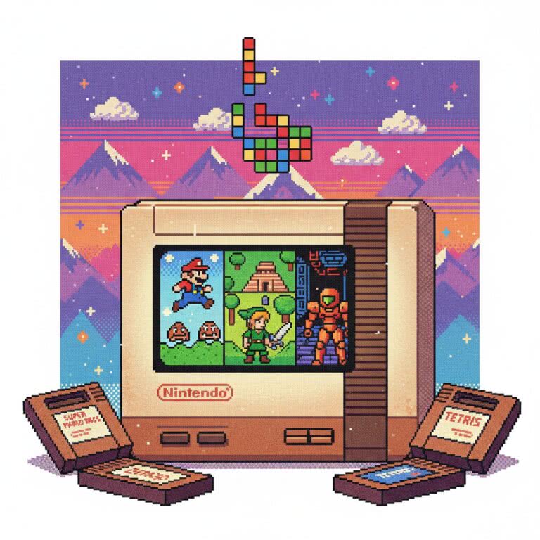 NES (Nintendo Entertainment System / Famicom) – gry które zmieniły świat gamingu