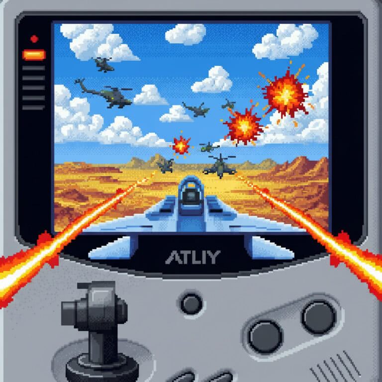 Blue Lightning – LYNX (Atari) – Klasyczny symulator lotniczy na rewolucyjnym handheldzie z ery 16-bitowej