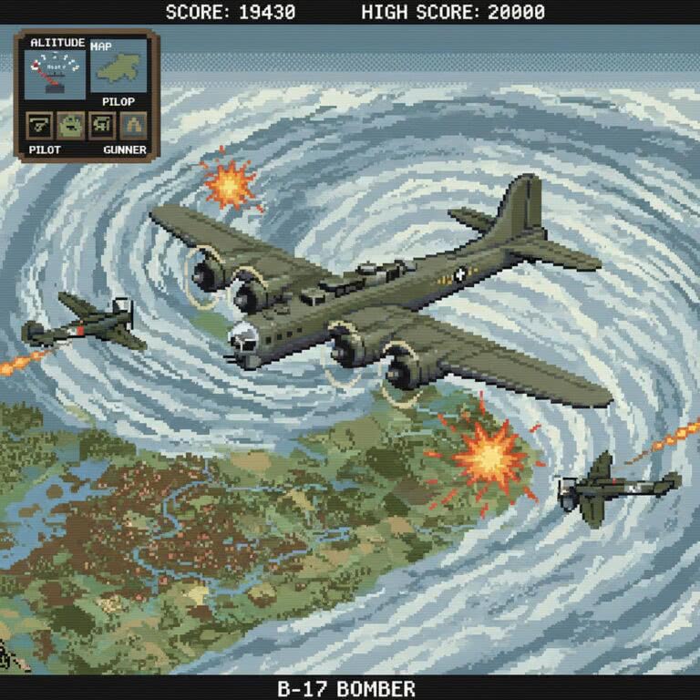 B-17 Bomber – wszystko co warto wiedzieć o symulatorze bombardowania na INTELLIVISION (Mattel Electronics)