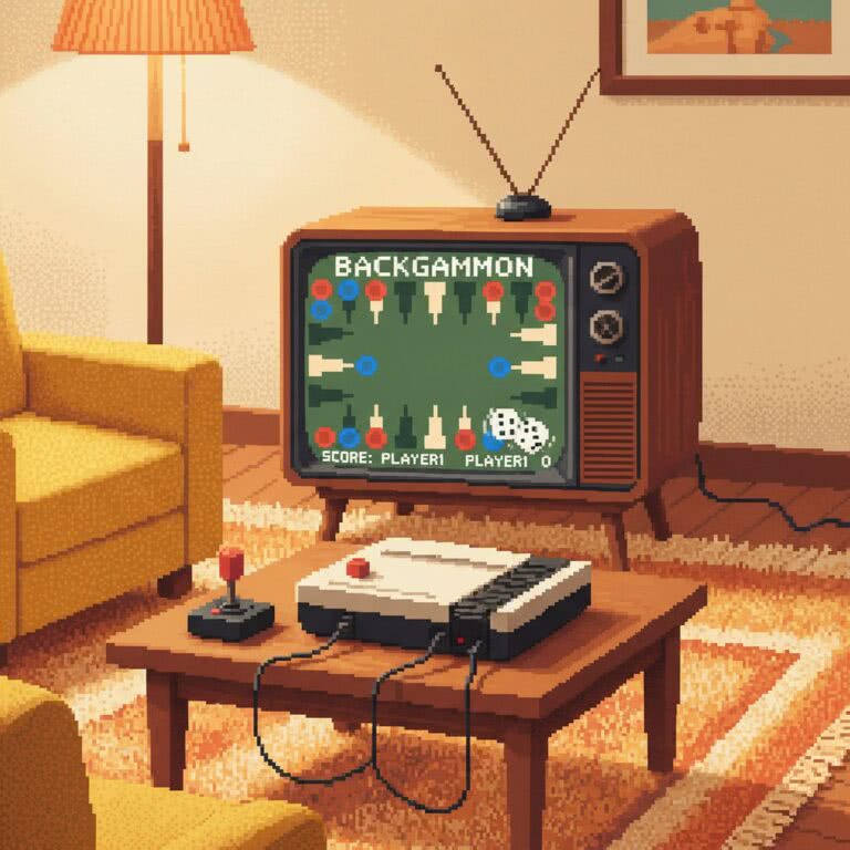 Backgammon – klasyczna gra planszowa na Atari 2600 – wszystko co warto wiedzieć o pionierze retro gamingu