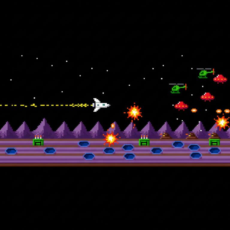 Planet Patrol – Atari 2600 – klasyczny scrolling shooter z lat 80. na legendarną konsolę