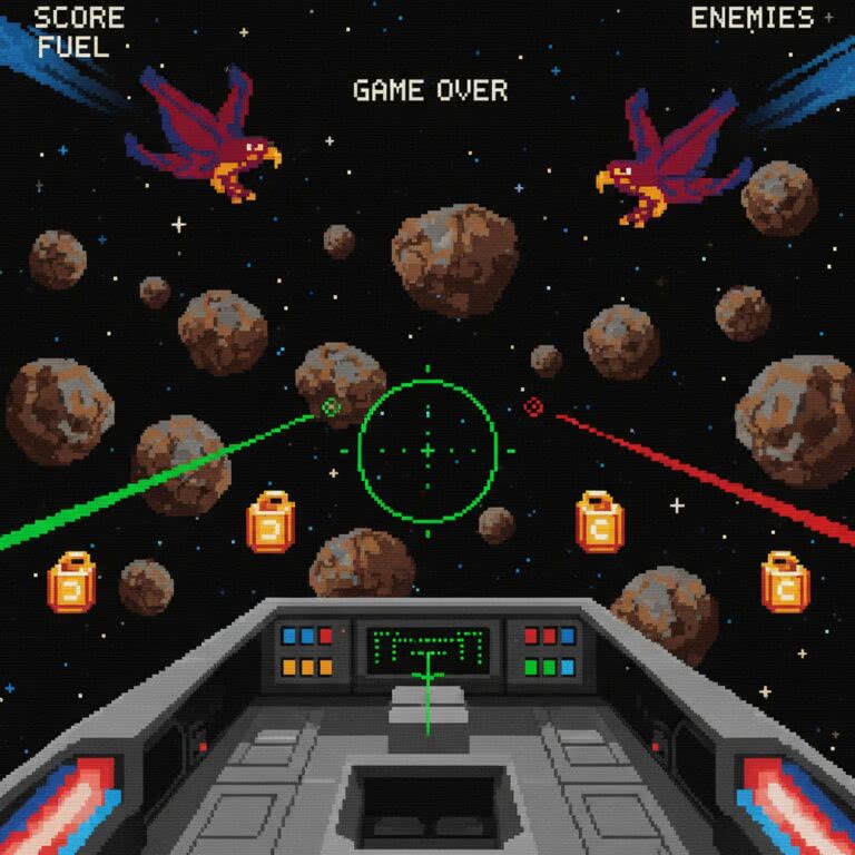 Space Hawk – INTELLIVISION (Mattel Electronics)