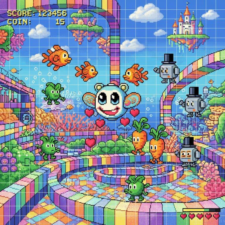 Fantasy Zone – The Maze – MASTER SYSTEM (Sega) – labiryntowa przygoda w kolorowym świecie shoot ’em up