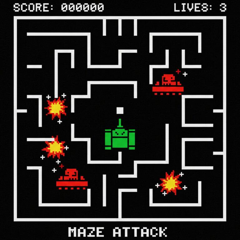 Robot Tank – Atari 2600 (Atari) – wszystko co warto wiedzieć o tej klasycznej grze arcade z lat 80.
