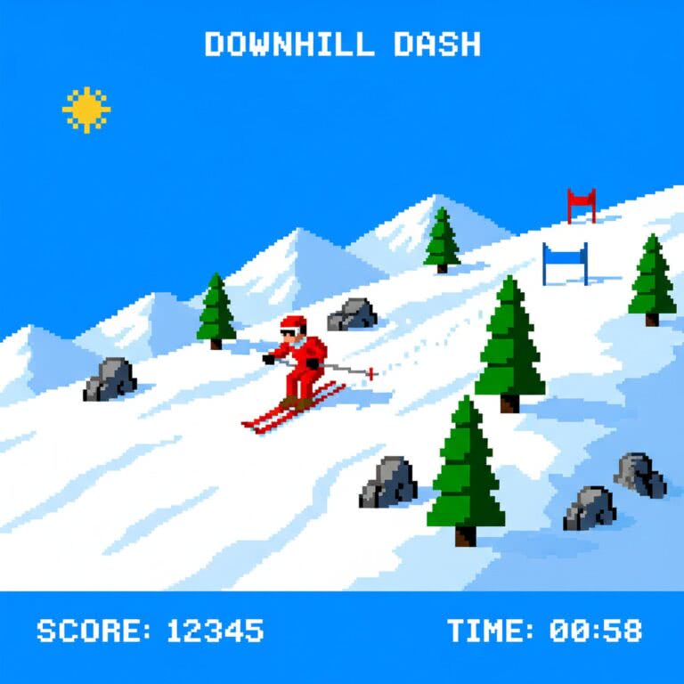 Skiing – wszystko co warto wiedzieć o grze na konsolę Atari 2600