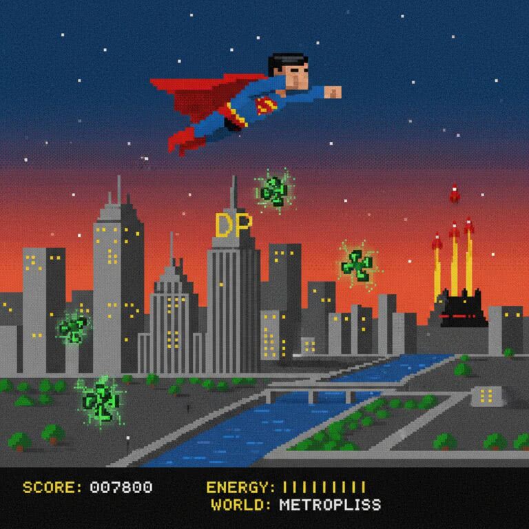 Superman – Atari 2600 (Atari) – Wszystko co warto wiedzieć o pionierskiej grze superbohatera z 1979 roku