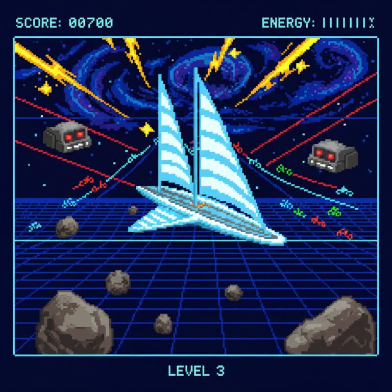 TRON Solar Sailer – INTELLIVISION (Mattel Electronics) – Wszystko co warto wiedzieć o tej pionierskiej grze kosmicznej z ery wczesnych konsol