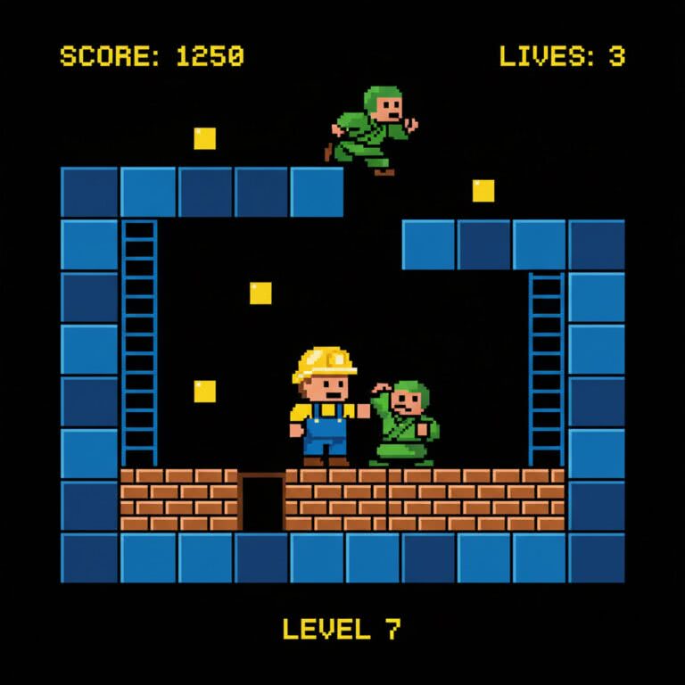 Championship Lode Runner – SG-1000 (Sega) – Klasyczna perełka logiczna z ery pierwszych konsol wideo