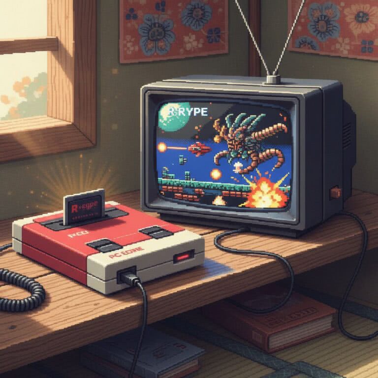 PC Engine (NEC / Hudson Soft) – Retro konsola niezwykle kompaktowa z rewolucyjną 16-bitową grafiką