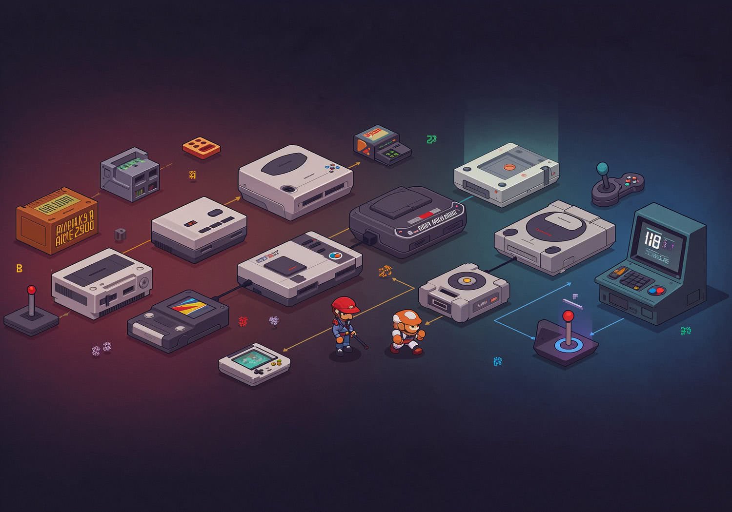 Ilustracja w kategorii 16-bit Retro Gry i Konsole