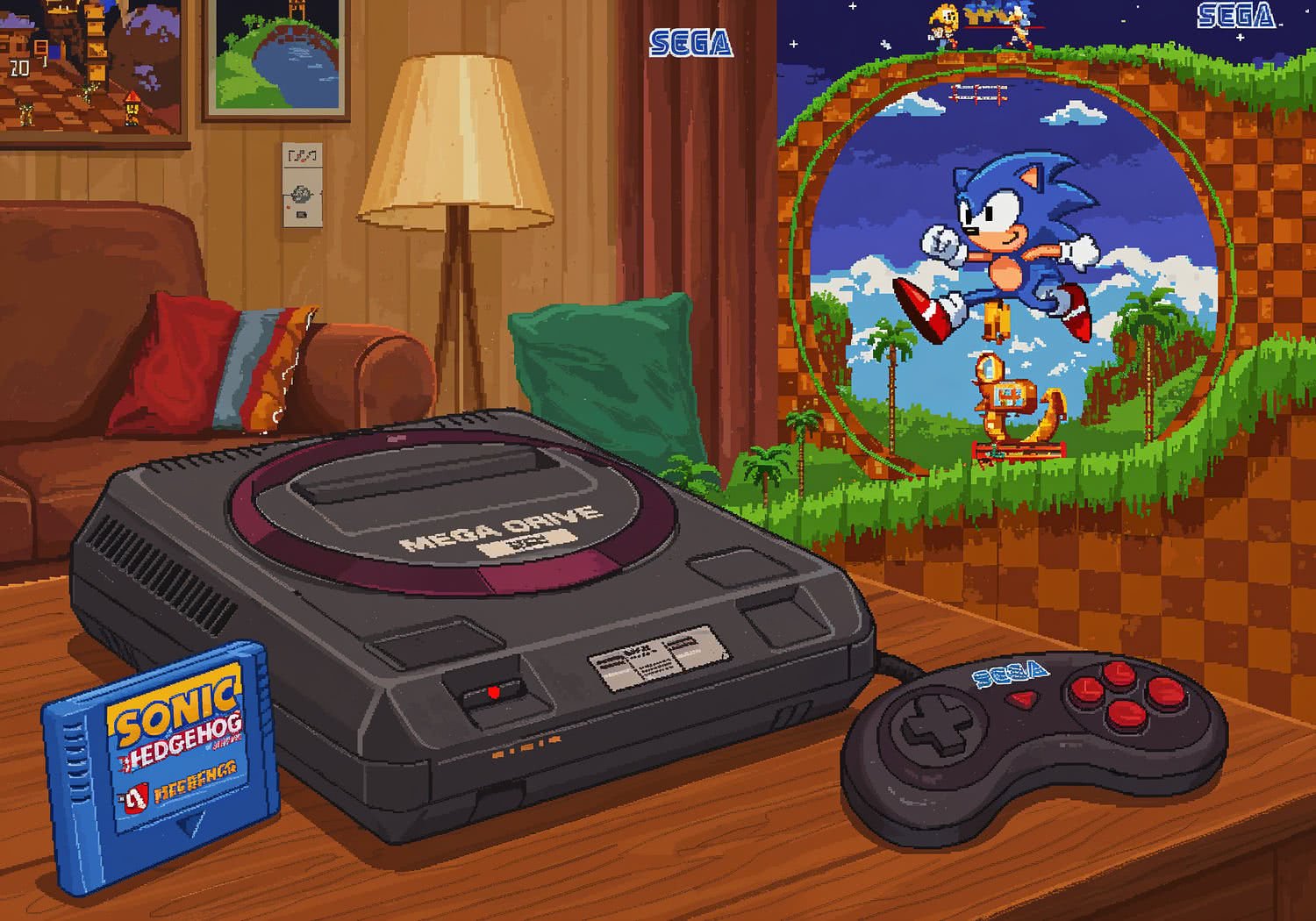 Ilustracja w kategorii Retro Gry - Retro Konsole