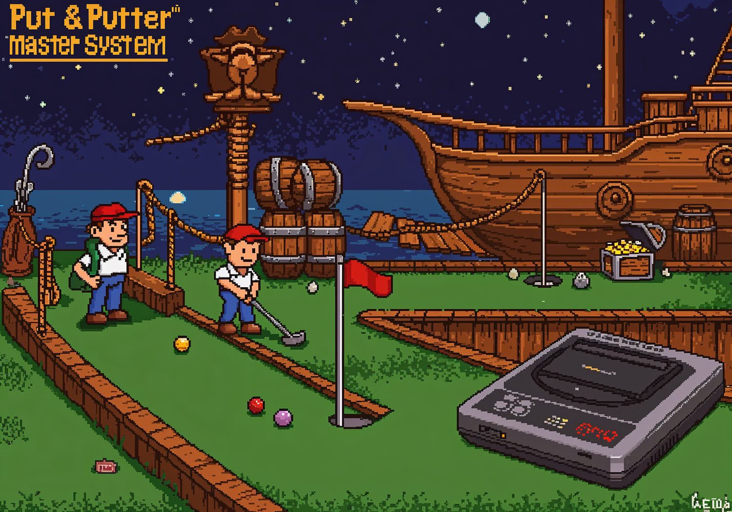 Fanart MASTER SYSTEM (Sega) - Retro Gry