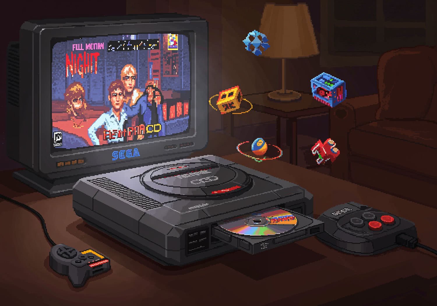 Ilustracja w kategorii Retro Gry - Retro Konsole