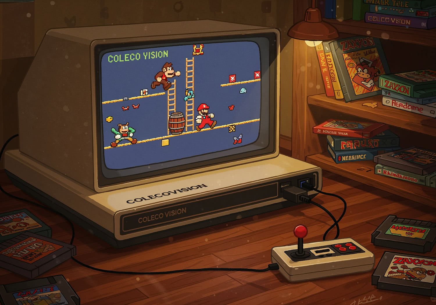 Ilustracja w kategorii Retro Gry - Retro Konsole