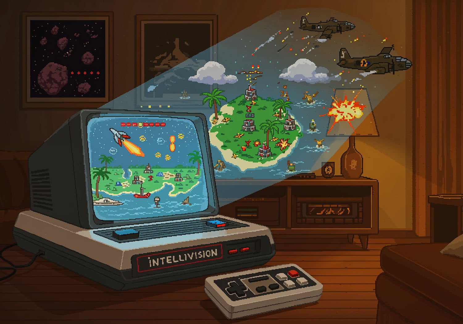 Ilustracja w kategorii Retro Gry - Retro Konsole